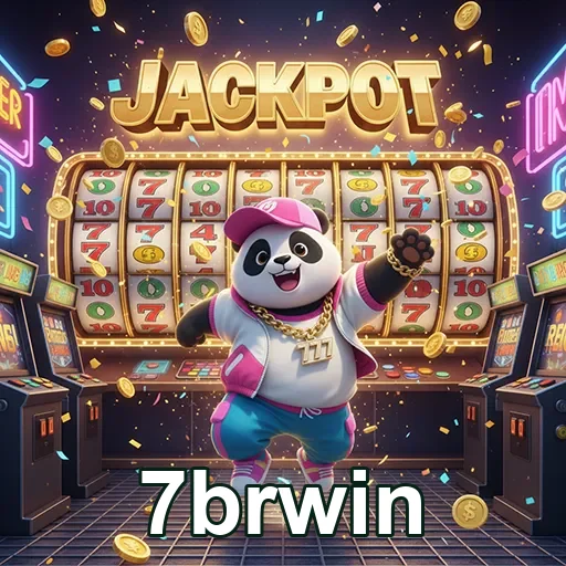 Panda sorteando jackpots em cassino virtual no 7brwin.