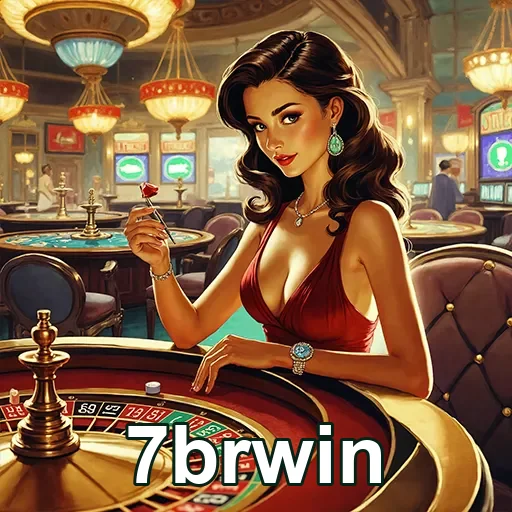 Jogador de roleta no cassino 7brwin, desfrutando de uma experiência de jogo emocionante.